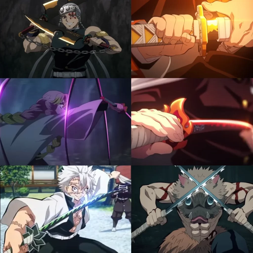Demon slayer swords